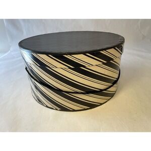Vintage Hat Box Classic Black & White